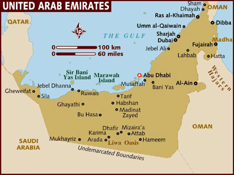 Maps of UAE - Emirates Travel Guide