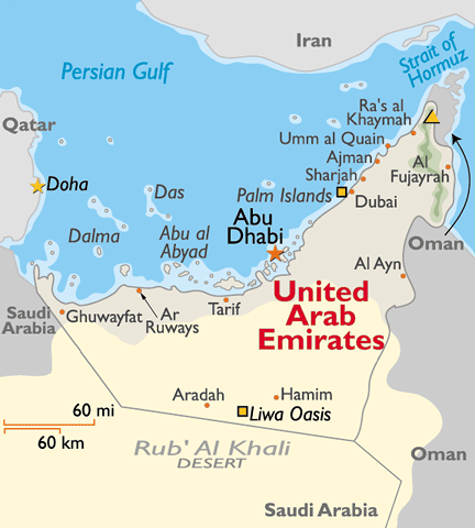 Maps of UAE - Emirates Travel Guide